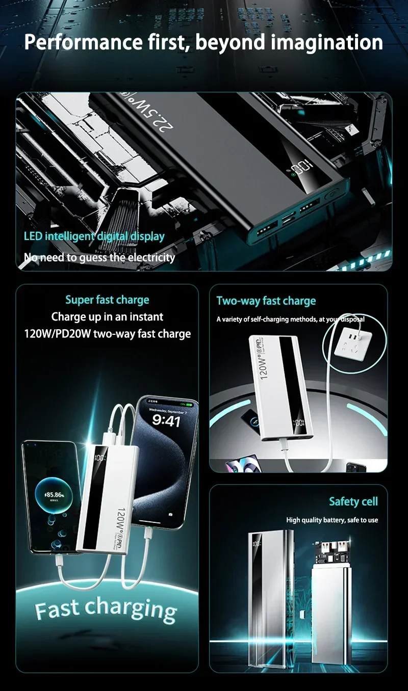 Xiaomi 10000mAh power bank 120W – Airline-Safe Ultra-Fast Portable Charger - Image 7