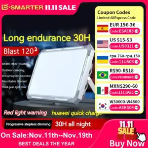 Rechargeable camping lantern – Magnetic LED Tent Light (KXK-686)